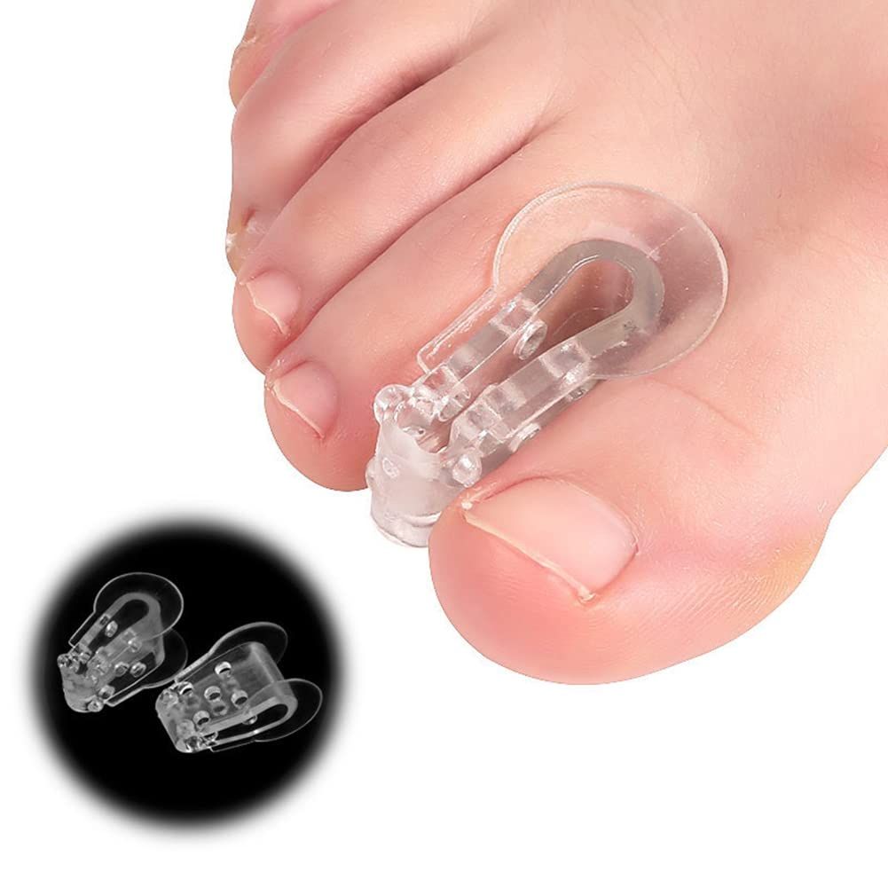 Breathable Silicone Toe Separator and Bunion Pad Pair