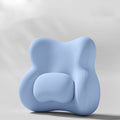 Ergonomic Contoured Lumbar Support Cushion (Blue)